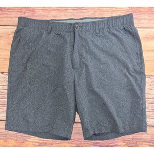 Under Armour Mens Gray Heathered Golf Shorts 42